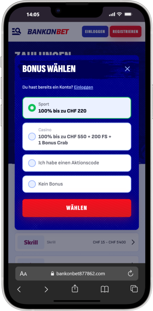 BankOnBet Bonus