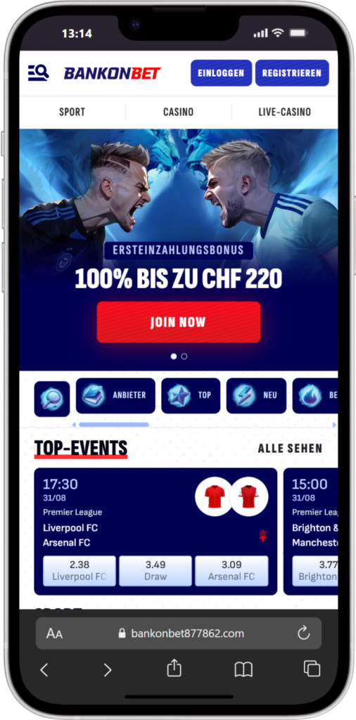 BankOnBet Mobile