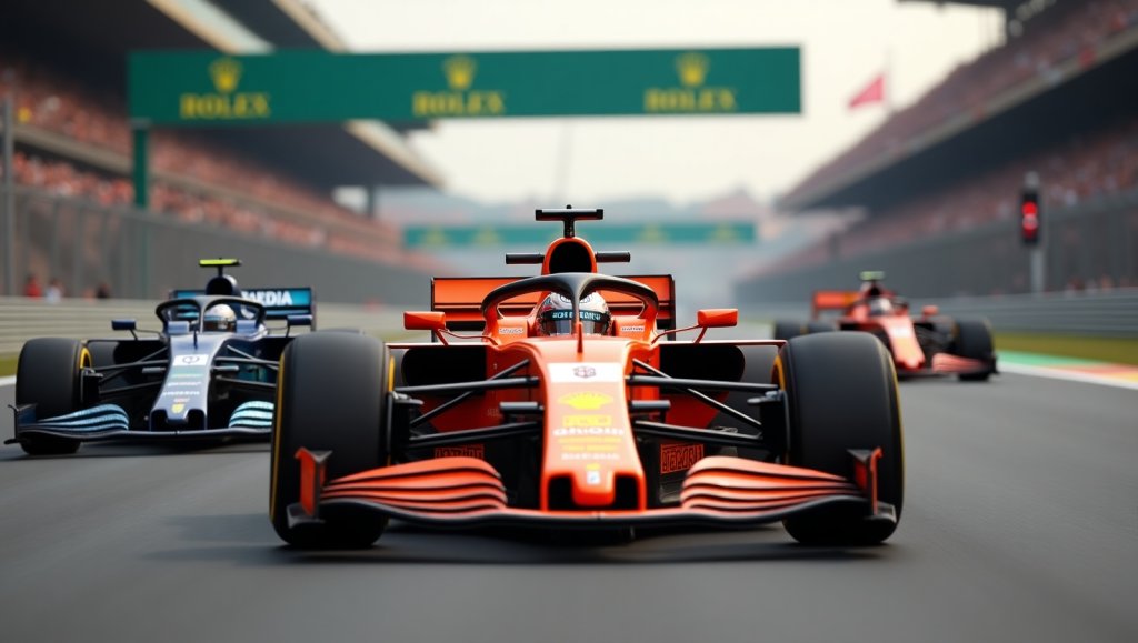 formel1-zieldurchfahrt-papaya-jubel