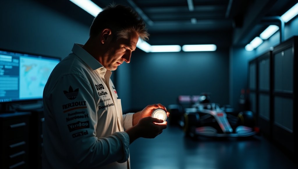nachdenklicher-teamchef-formel1-boxengarage-rennreifen-neonlicht-technik