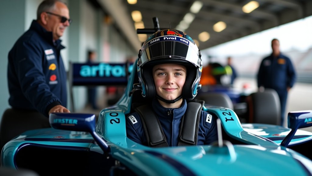rennfahrer-17-jahre-silverstone-formel1-cockpit-druck-stier-motive-teamchef