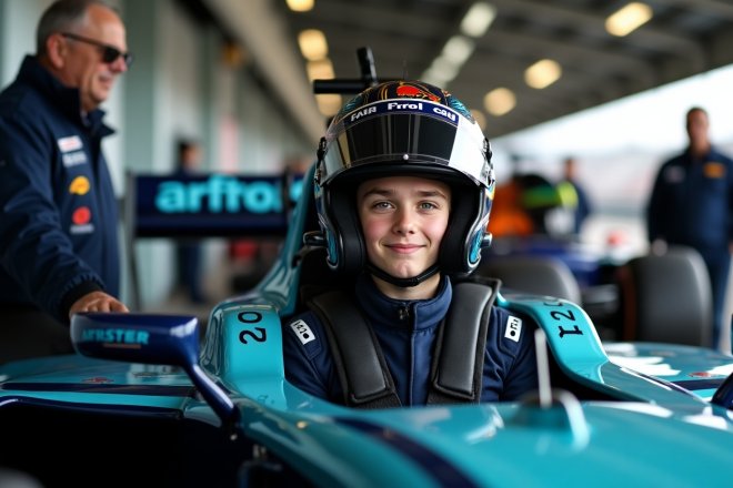 rennfahrer-17-jahre-silverstone-formel1-cockpit-druck-stier-motive-teamchef